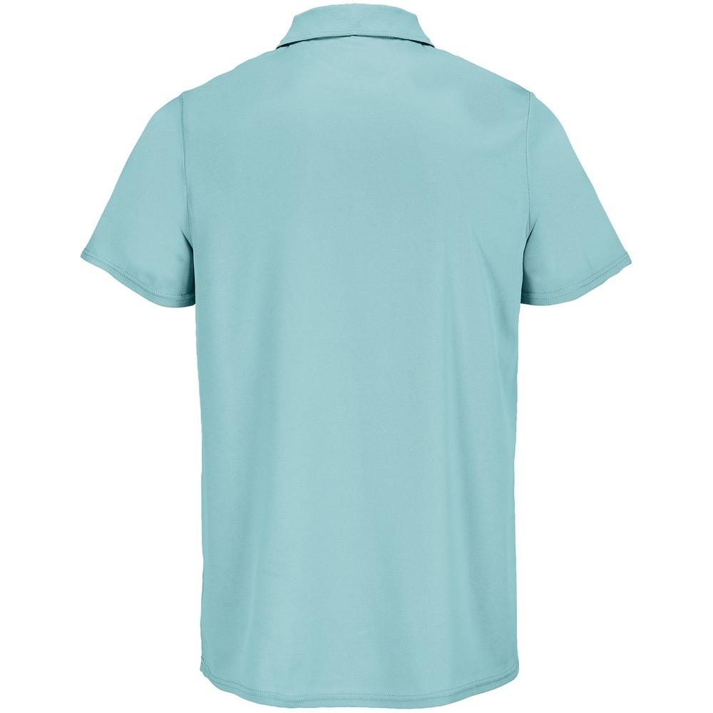 Рубашка поло унисекс Pitcher, голубая (морская волна) — изображение 2