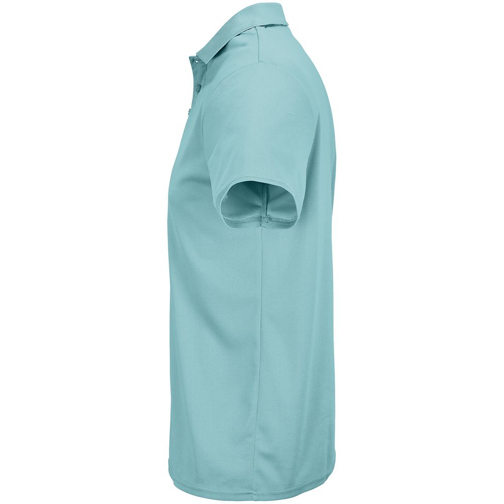 Рубашка поло унисекс Pitcher, голубая (морская волна) — изображение 3