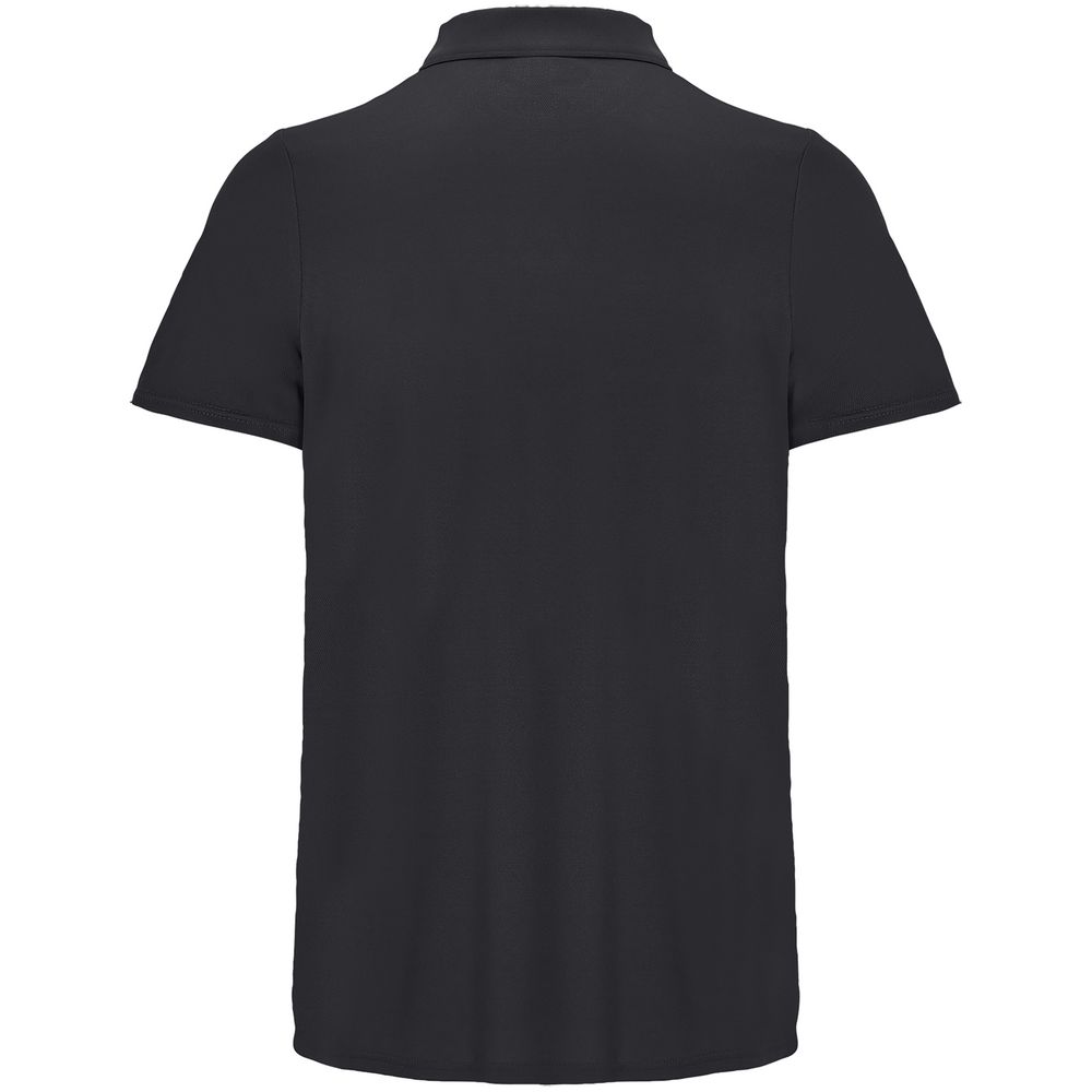 Рубашка поло унисекс Pitcher, черная — изображение 2