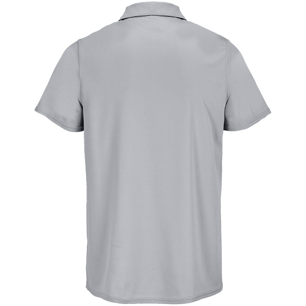 Рубашка поло унисекс Pitcher, серая — изображение 2