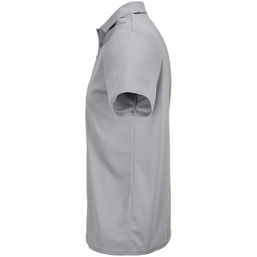 Рубашка поло унисекс Pitcher, серая — изображение 3