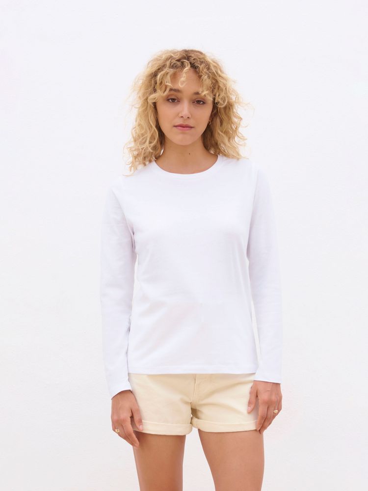 Футболка с длинным рукавом женская Monarch Women, хаки — изображение 4