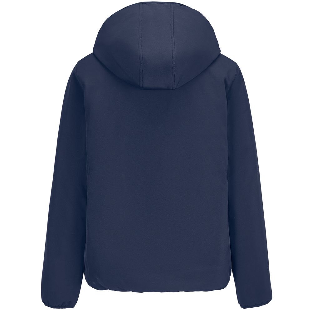 Куртка софтшелл с капюшоном женская Falcon Women, синяя — изображение 2