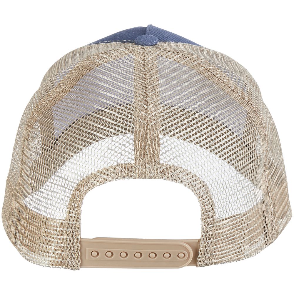 Бейсболка Blink, синяя (джинс) с бежевым — изображение 3