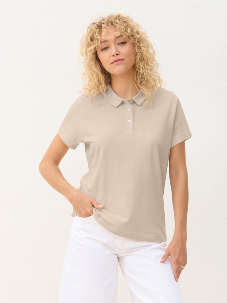 Рубашка поло женская Pulse Women, ярко-бирюзовая — изображение 4