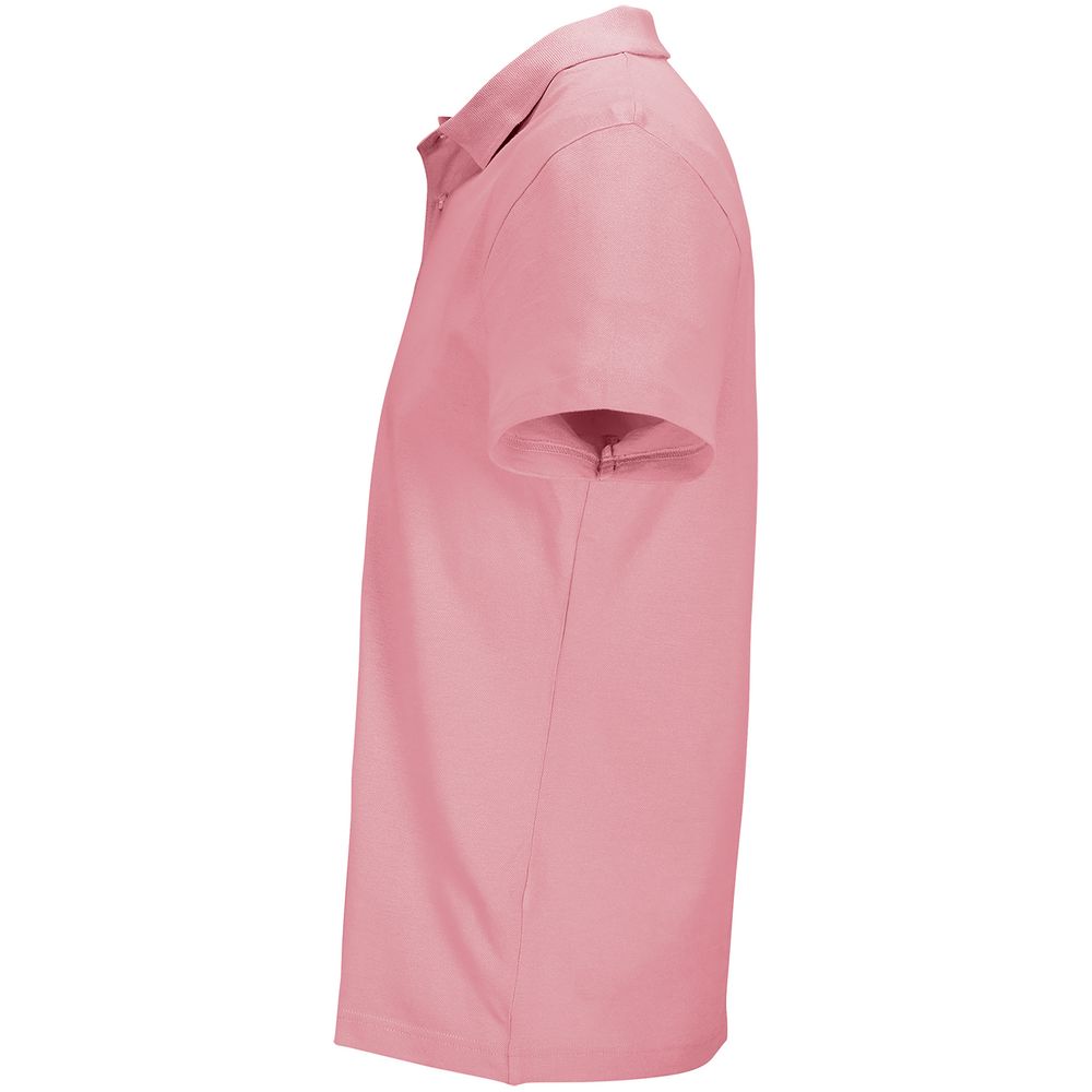 Рубашка поло унисекс Pulse, розовая (candy) — изображение 3