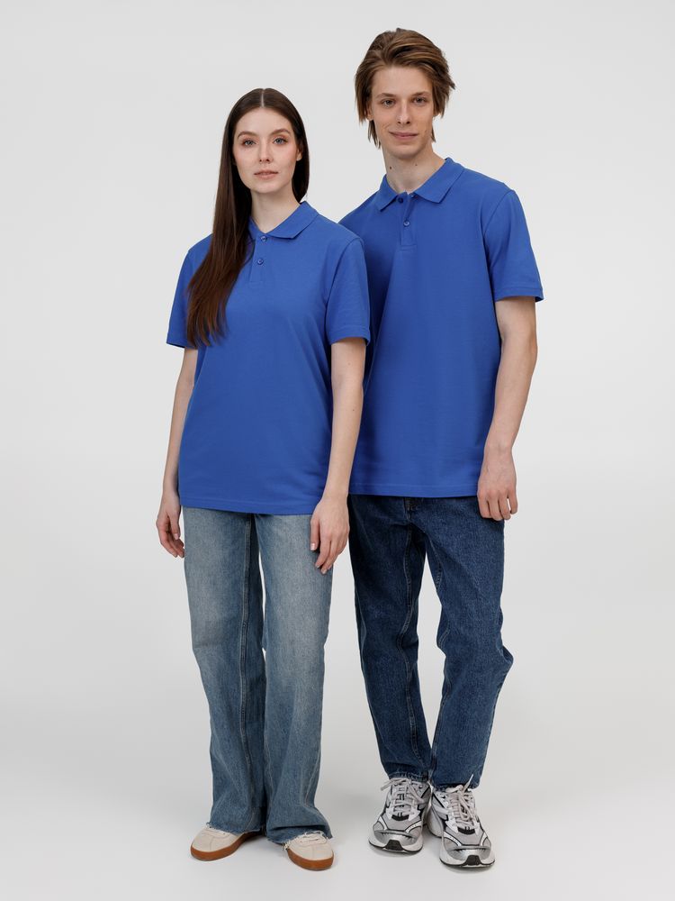 Рубашка поло унисекс Pulse, ярко-синяя (royal) — изображение 12