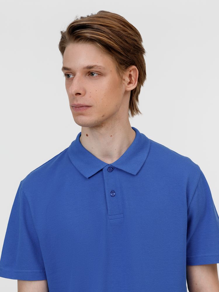 Рубашка поло унисекс Pulse, ярко-синяя (royal) — изображение 5