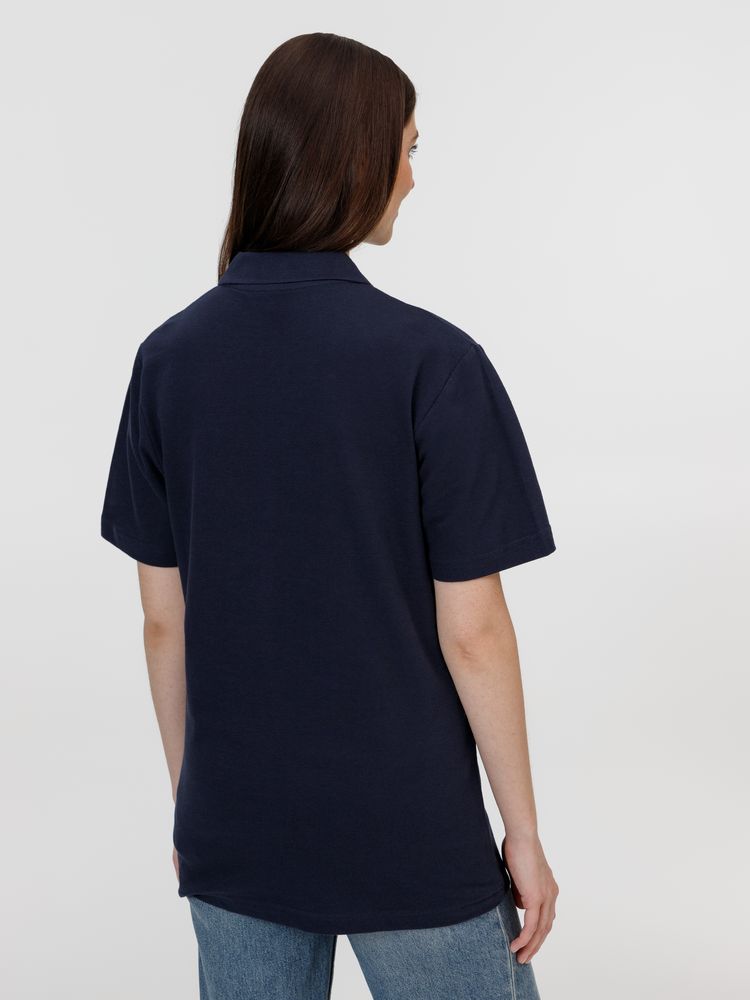 Рубашка поло унисекс Pulse, кобальт (темно-синяя) — изображение 10