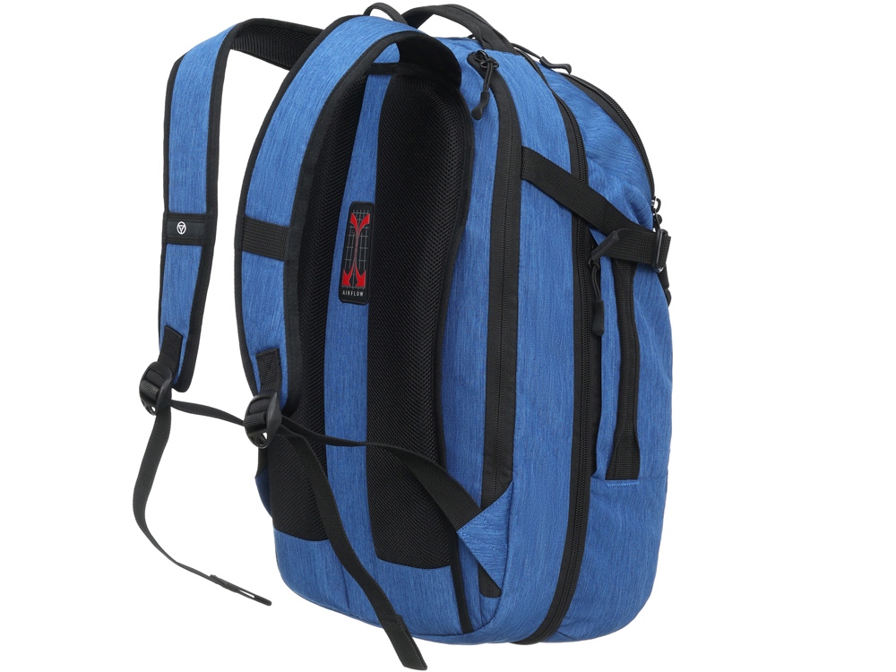 Рюкзак TORBER MOBI с отделением для ноутбука 15'', синий, полиэстер, 31 x 20 x 47 см, 29 л — изображение 3