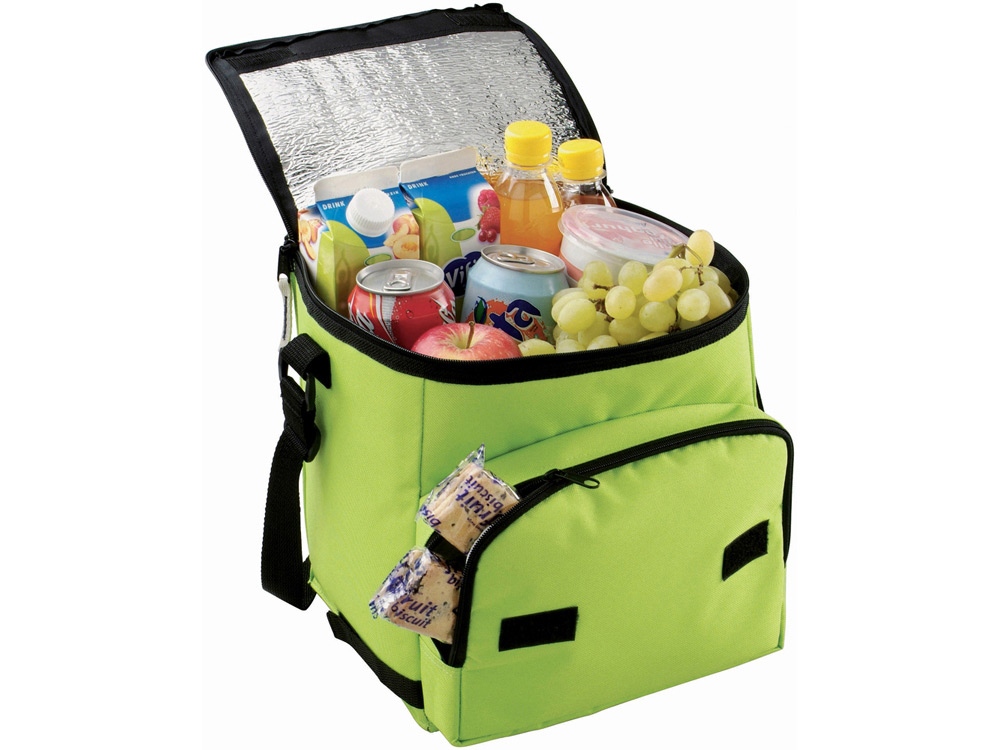 Сумка-холодильник Stockholm складная, зеленое яблоко — изображение 4