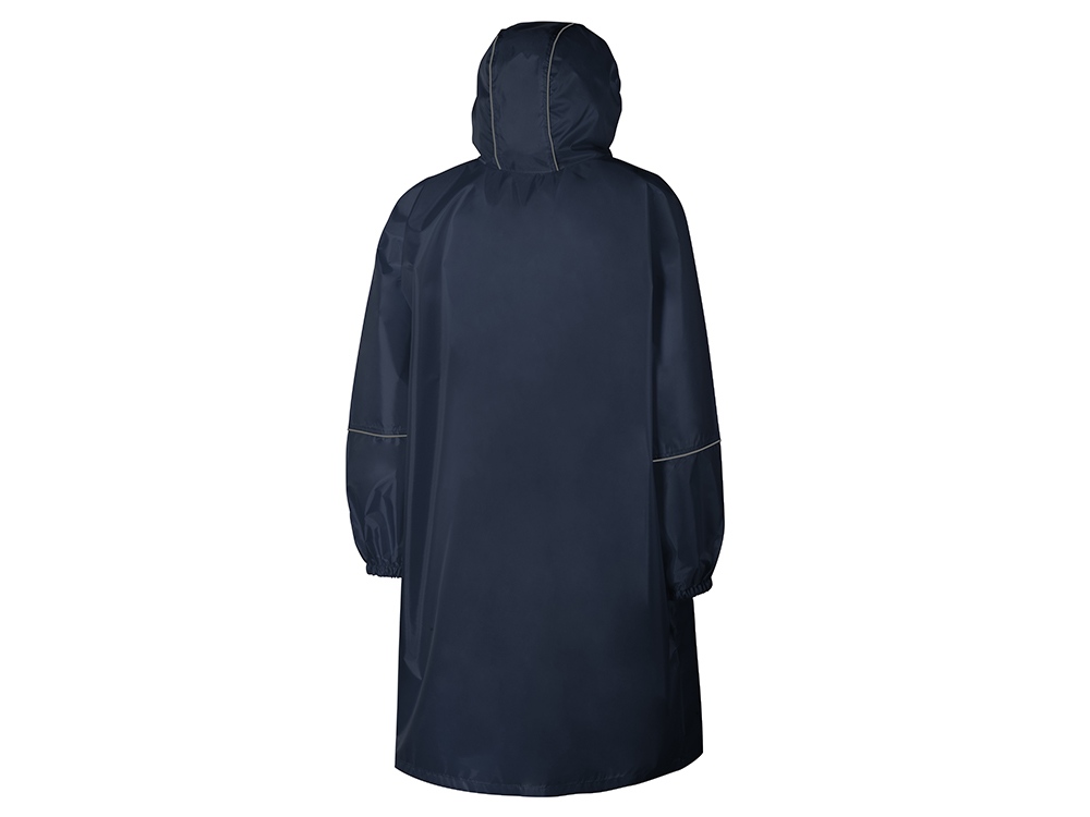 Дождевик - пончо Galaxy со светоотражающими элементами, темно-синий — изображение 2