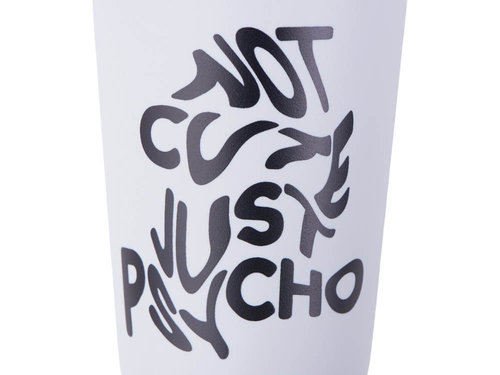 Стакан-тамблер SipGo, 400мл, серый 428С (трафаретная печать) — изображение 2