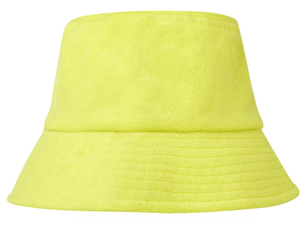 Панама Melo из переработанного махрового материала, сертифицированного GRS - Лайм — изображение 2