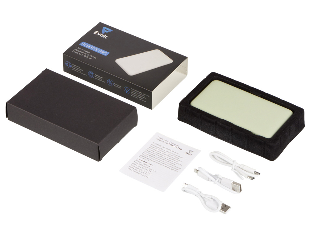 Внешний аккумулятор Reserve Pro, 10 000 mah, оливковый — изображение 9