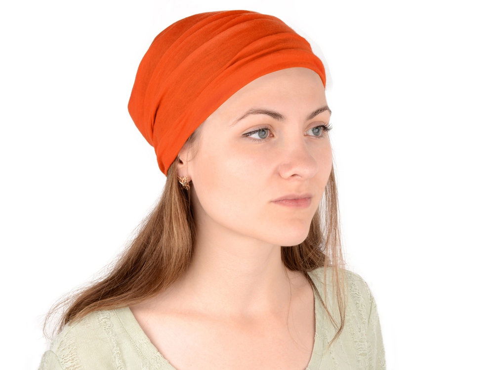 Мультифункциональная бандана Farbe, оранжевый — изображение 5