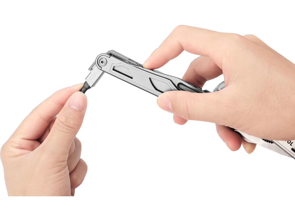 Мультитул Rocktol 29 в 1 со сменными резцами и пилой, нержавеющая сталь, нейлоновый чехол — изображение 10