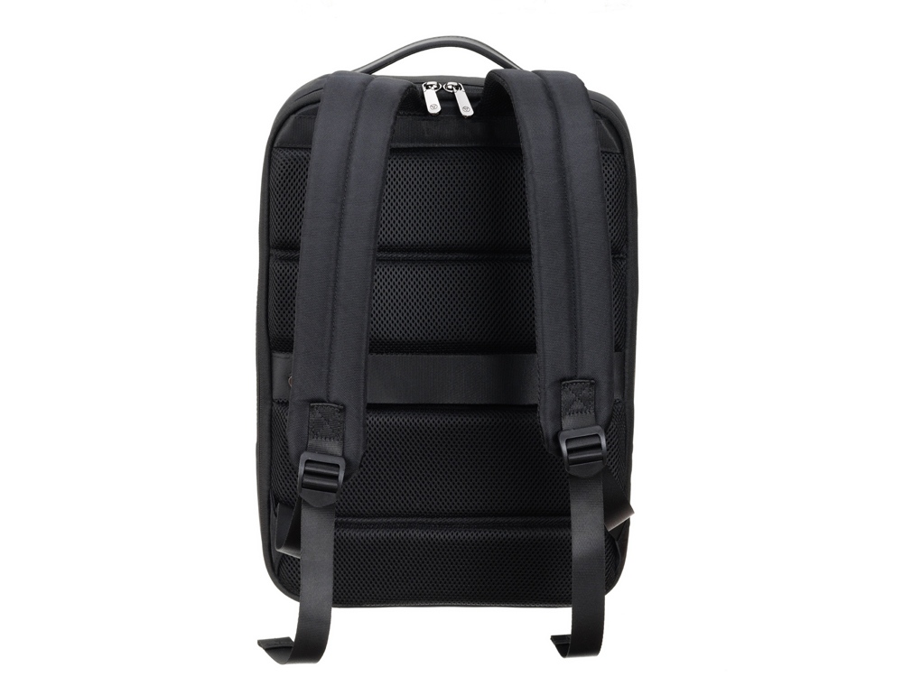 Рюкзак TORBER VOYAGE с отделением для ноутбука 15,6'', черный, нейлон/микрофибра, 30x12x42 см, 14л — изображение 4