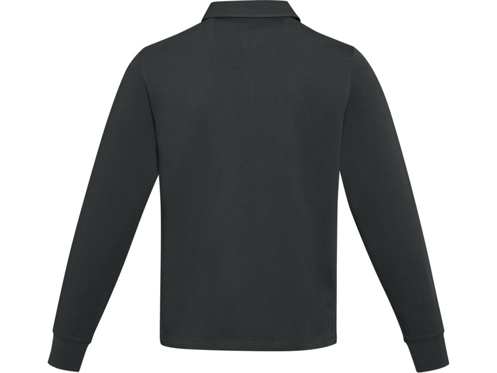 Clyde толстовка-поло унисекс для регби - сплошной черный — изображение 3