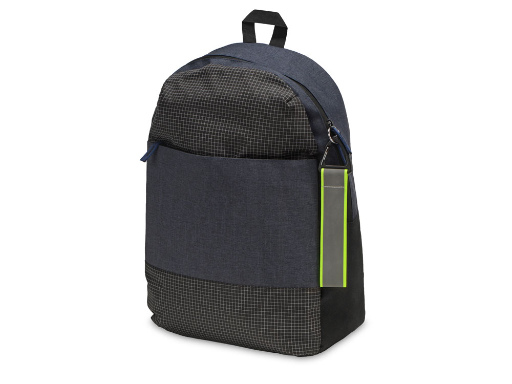 Светоотражающий брелок Reflector, серебристый/неоновый зеленый — изображение 3