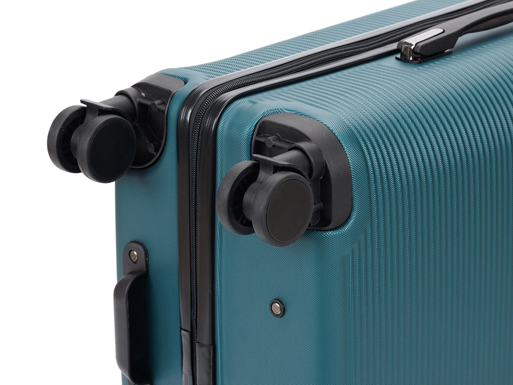 Чемодан TORBER Onego, зелёный, ABS-пластик, 69,5 х 46 х 26 см, 69 л — изображение 11