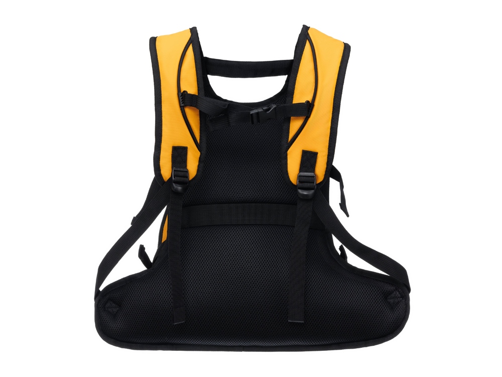 Рюкзак TORBER MOBI, желтый, полиэстер 900D с PU покрытием, 45 х 32 х 20 см — изображение 4