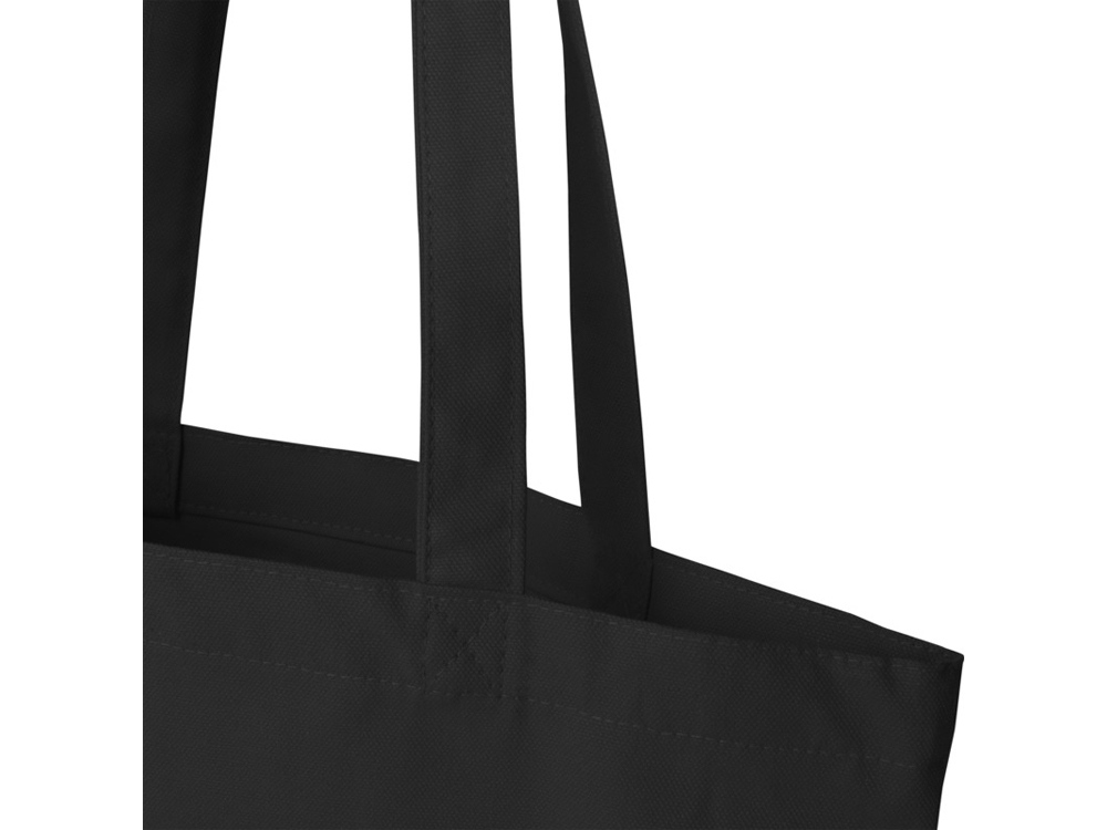 Florida эко-сумка плотностью 270 г/м² - сплошной черный — изображение 5