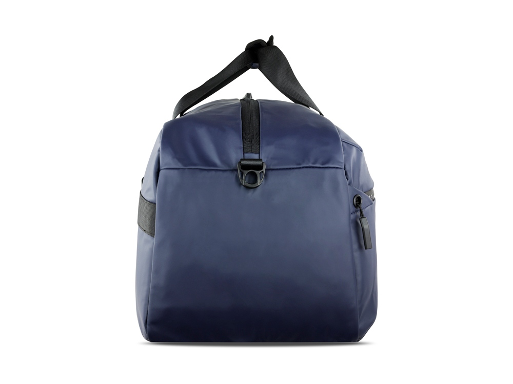 Сумка спортивная BUGATTI Blanc, синяя, тарпаулин/полиэстер, 52х26х27,5 см — изображение 7