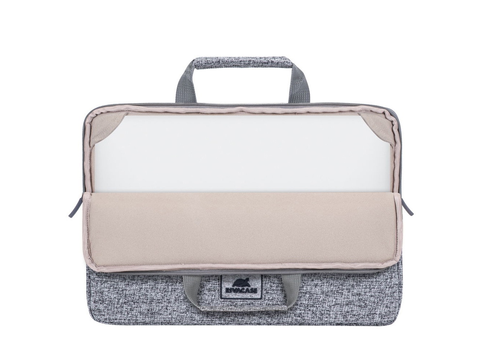 RIVACASE 7913 light grey чехол для ноутбука 13.3 — изображение 4