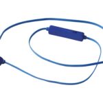 Цветные наушники Bluetooth, ярко-синий