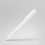 Ручка пластиковая шариковая Taper Solid, матовый белый