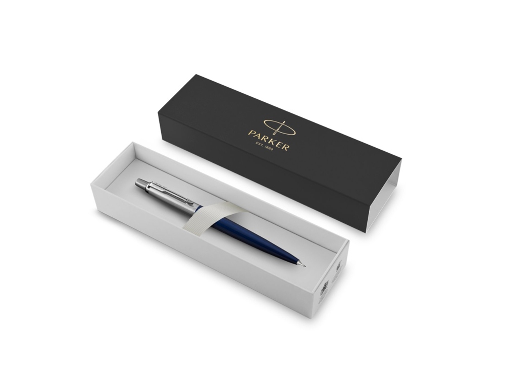 Карандаш механический Parker Jotter Royal Blue Chrome CT в подарочной упаковке — изображение 3