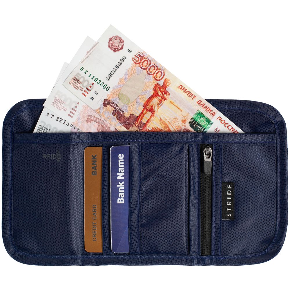 Кошелек Torren с RFID-защитой, синий — изображение 5