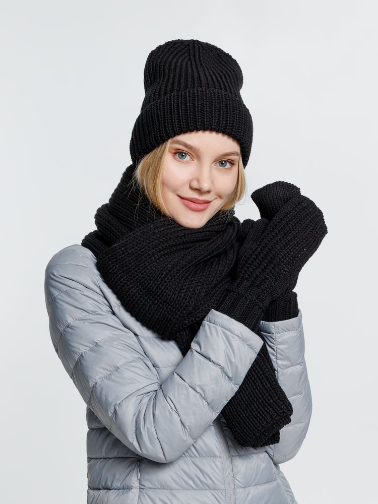 Шарф Nordkyn, черный — изображение 4