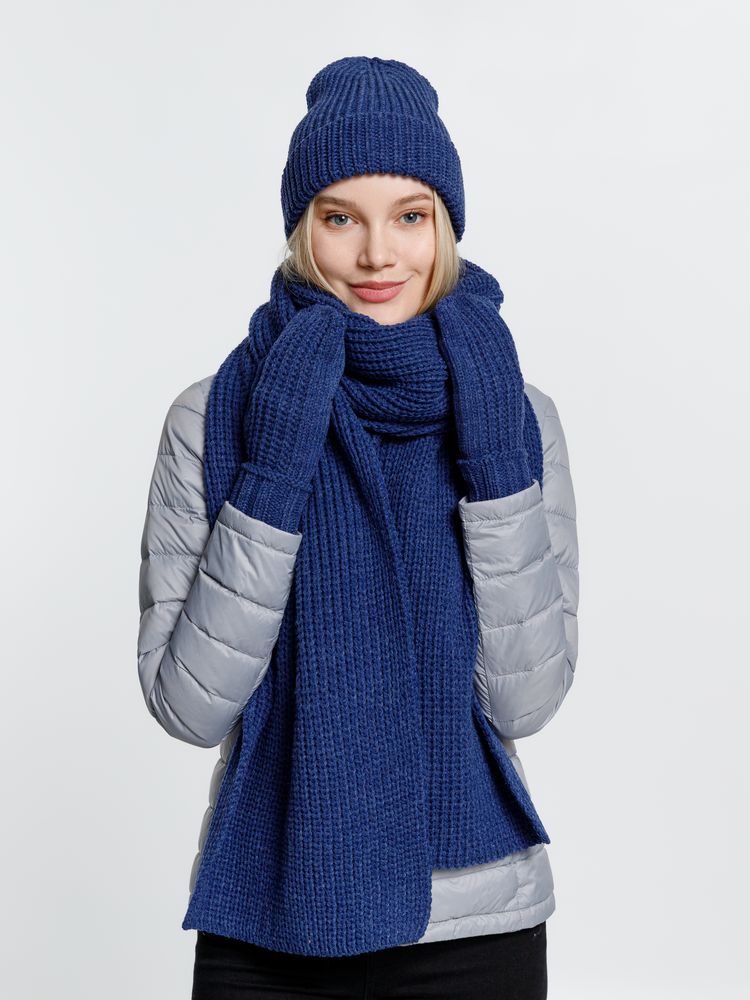 Шапка Nordkyn, синий меланж — изображение 4