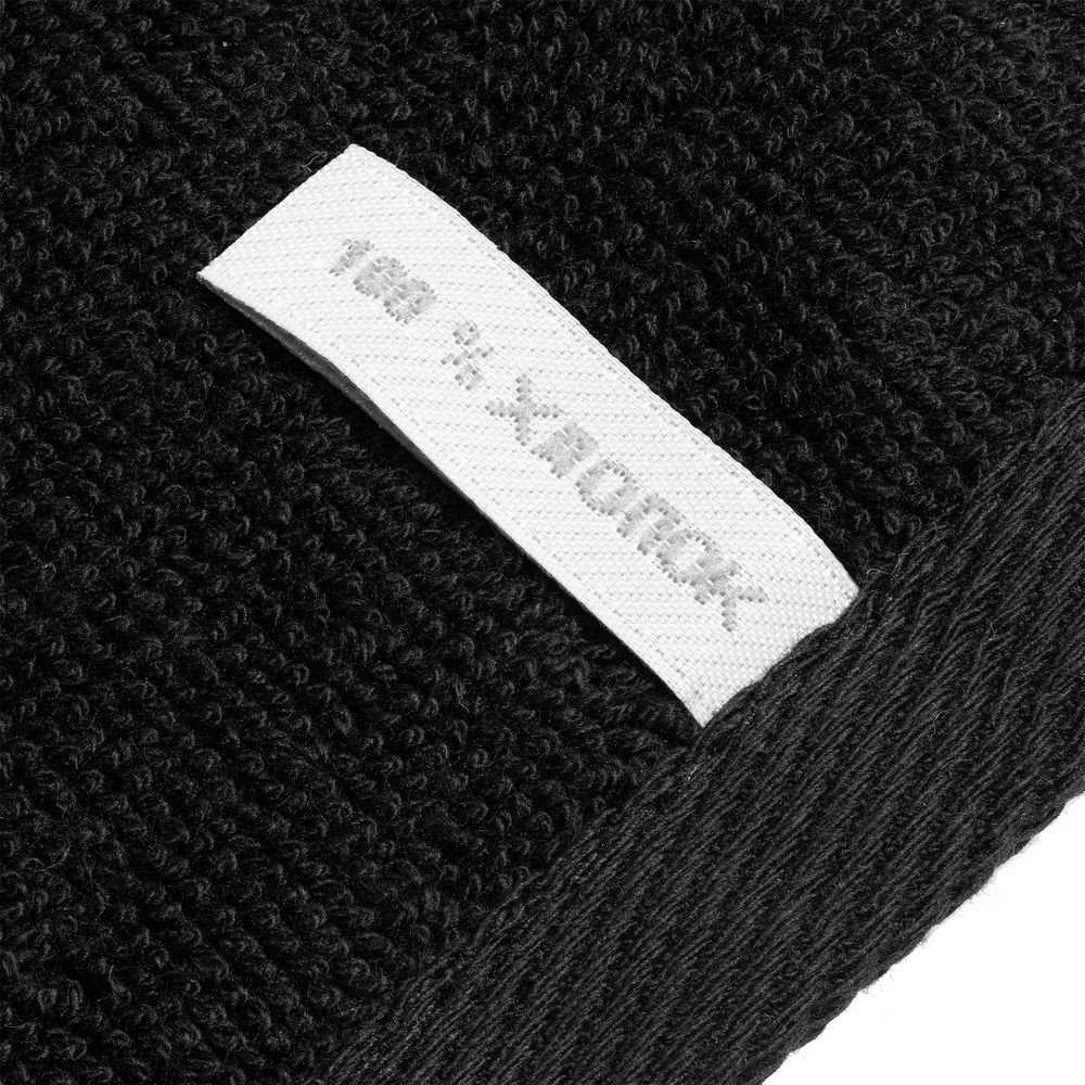 Полотенце отельное For Rooms, большое, черное — изображение 3