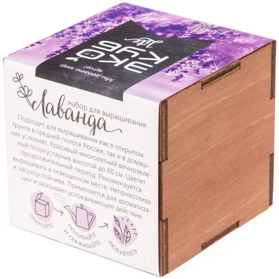 Набор для выращивания «Экокуб Lite», лаванда — изображение 5