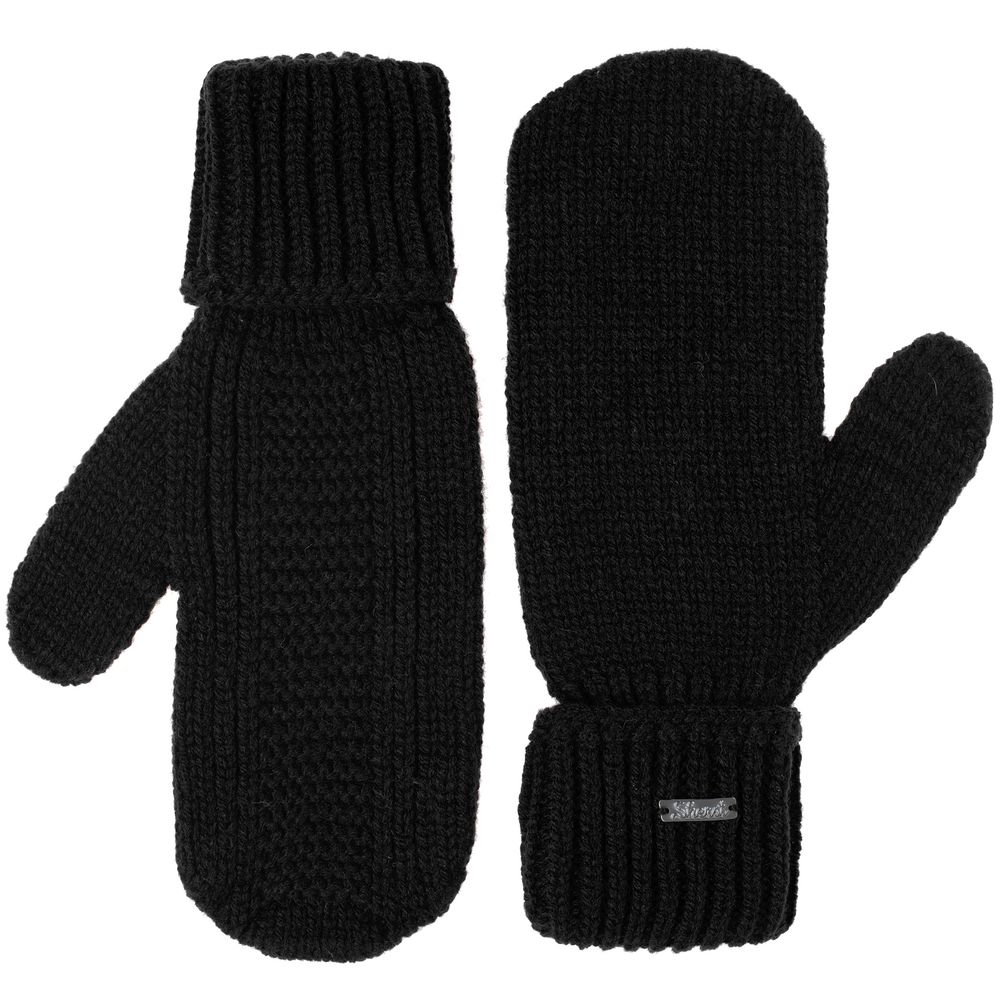 Варежки Brugge, черные — изображение 2