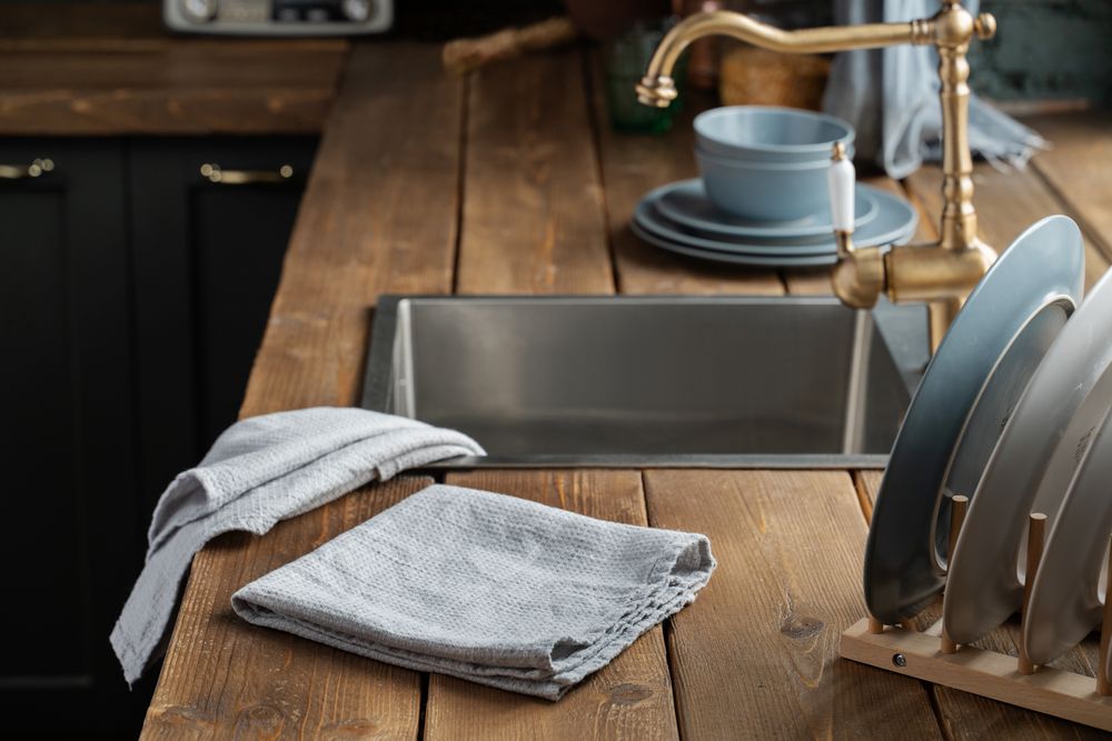 Набор полотенец Fine Line, красный — изображение 8