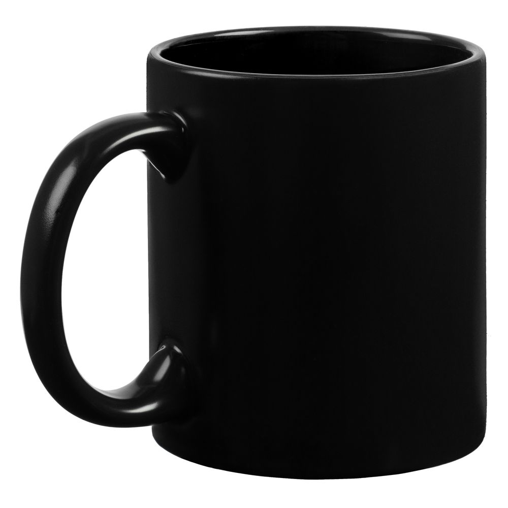 Кружка-хамелеон On Display, матовая, черная — изображение 2