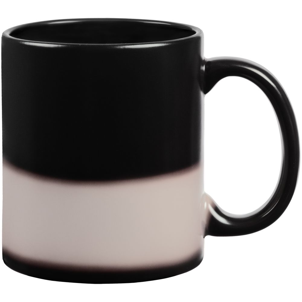 Кружка-хамелеон On Display, матовая, черная — изображение 3