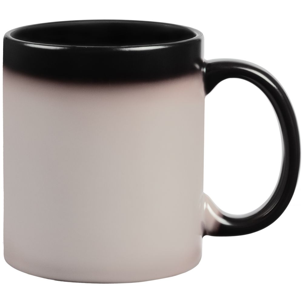 Кружка-хамелеон On Display, матовая, черная — изображение 5