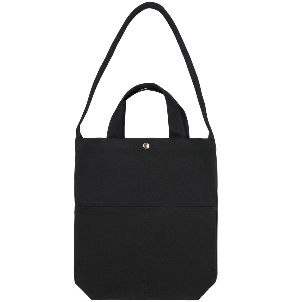 Сумка холщовая через плечо Artspace, черная — изображение 2