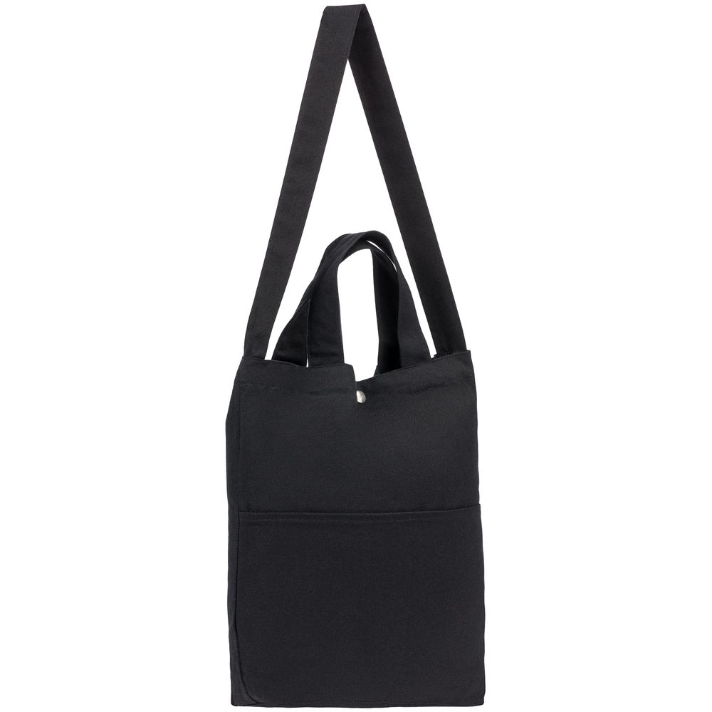 Сумка холщовая через плечо Artspace, черная — изображение 3