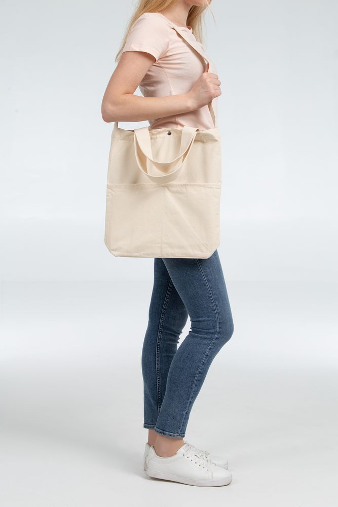 Сумка холщовая через плечо Artspace, неокрашенная — изображение 6