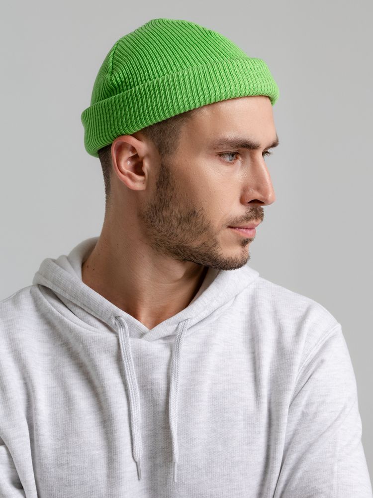 Шапка Life Explorer, зеленая (салатовая) — изображение 6