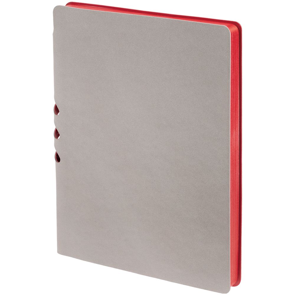 Ежедневник Flexpen, недатированный, серебристо-красный — изображение 2