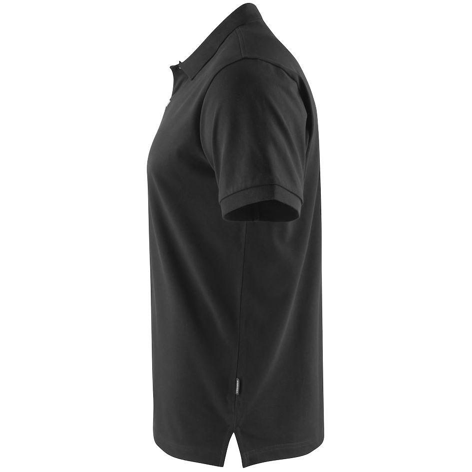 Рубашка поло мужская Sunset, черная — изображение 3