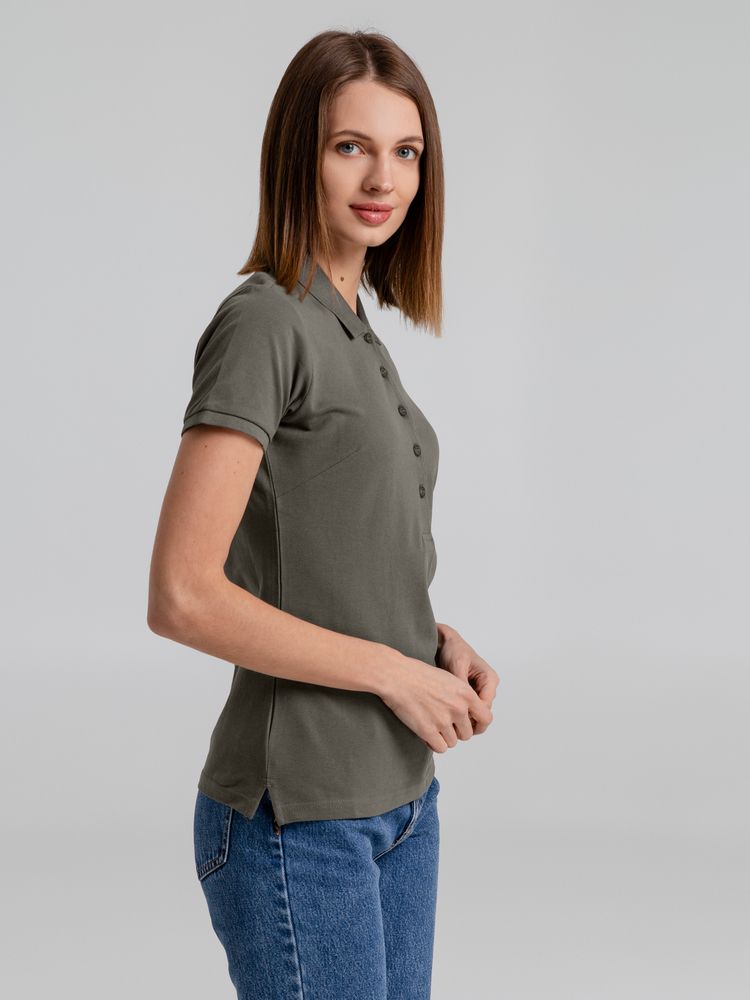 Рубашка поло женская Neptune, темно-серая — изображение 6