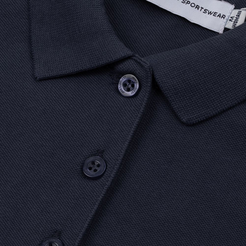Рубашка поло женская Neptune, темно-синяя — изображение 3